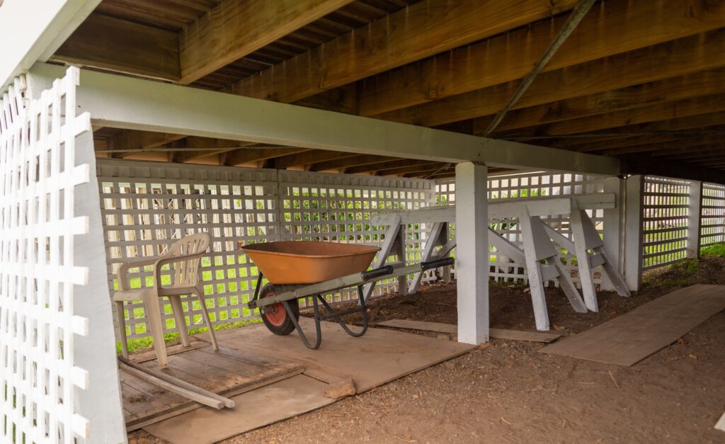 Under-deck storage solutions