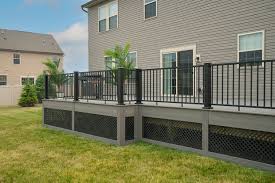 Modern Lattice Deck Skirting